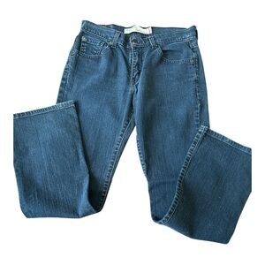 Levi's Women Nouveau Bootcut Dark Wash Black Denim Jeans Size 8M